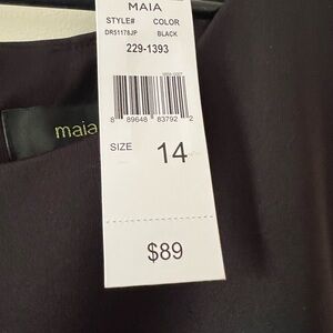 Maia Black Dress - Size 14